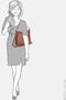 Leren Schoudertas Cognac Amelia