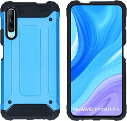 iMoshion Hoesje Geschikt voor Huawei Y9s / Huawei P Smart Pro Hoesje - iMoshion Rugged Xtreme Backcover - Lichtblauw