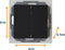 Kopp Dubbele wisselschakelaar - mat zwart - thermoplast - 2 knoppen - 230V