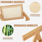 Coast Eetkamerstoelen - 4-Delige Set Bamboe & Imitatie-Riet - 50 x 52 x 81 cm - Natuur