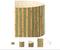 Light & Living Kap cilinder 30-30-21 cm SIMNO bamboe+groen