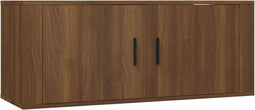 vidaXL - Tv-wandmeubel - 100x34,5x40 - cm - bruin - eikenkleur