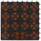 vidaXL - Terrastegels - 11 - stuks - 30 - x - 30 - cm - WPC - 1 - m2 - bruin
