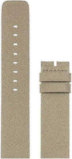 LEFF amsterdam - Horlogebandje - Cordura Band D38 - Zand - 20 mm