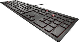Cherry KC 6000 Slim - Toetsenbord - QWERTZ - Zwart