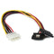 Startech.com PYO2LP4LSATA - Y-adapter Splitterkabel 4-pins Molex naar 2x SATA - 30 cm Multi-color