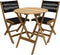 Lanzarote Bistro Set - zwart