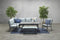 Garden Impressions Sergio bank 110x40xH45 carbon black/ mint grey