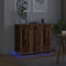vidaXL - Dressoir - met - LED - - - Gerecycled - Hout - - - 90x32x75 - cm - - - Gelaagd - Hout