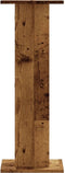 vidaXL - Plantenstandaards - 2 - st - 30x30x80 - cm - bewerkt - hout - oud - houtkleurig