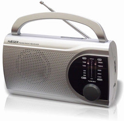 Haeger PR-BIB.004B - Portable Radio DAB(+) CD Speler - AM-FM Radio - Zilver