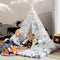 Wereldkaart Tipi Tent Zwart/wit Wigwam Speeltent / 100% katoen / 120 x 120 x 160 / 2 jaar garantie