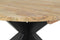 HSM Collection Tafelblad rond - ø130 cm - blank - teak