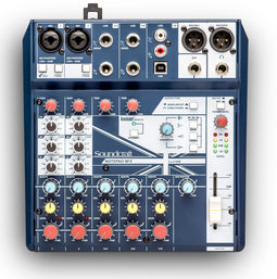 SoundCraft Notepad 8FX - Draaitafel - Blauw
