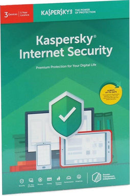 Kaspersky Internet Security MD - Beveiligingssoftware - 3 gebruikers - 1 jaar licentie (3 stuks)
