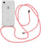 iMoshion Hoesje Geschikt voor iPhone SE (2022) / SE (2020) / 8 / 7 Hoesje Met Koord - iMoshion Backcover met koord - Transparant