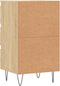 vidaXL - Dressoir - 40x35x70 - cm - bewerkt - hout - sonoma - eikenkleurig