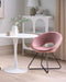 RACHEL - Fauteuil - Roze - Fluweel