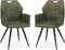 Eetkamerstoel Puck - Mosgroen (set van 2 stoelen)