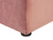 NOYERS - Tweepersoonsbed - Roze - 160 x 200 cm - Fluweel