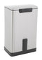 EKO E-Cube - Pedaalemmer 40 liter - Geborsteld RVS - Mat RVS