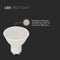 V-TAC VT-271 - GU10 LED Spot - 10W 1000 Lumen 6500K - IP20 Melkwit