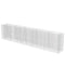 vidaXL - Gabion - plantenbak - verhoogd - 450x50x100 - cm - gegalvaniseerd - staal