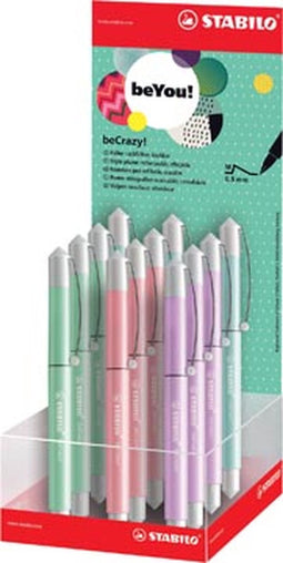 Vulpen STABILO beCrazy! pastel display à 12 stuks