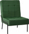 vidaXL - Relaxstoel - 65x79x87 - cm - fluweel - donkergroen