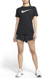 Nike Dri-FIT Crew - Sportshirt Dames - Korte mouwen - Zwart - Maat XL
