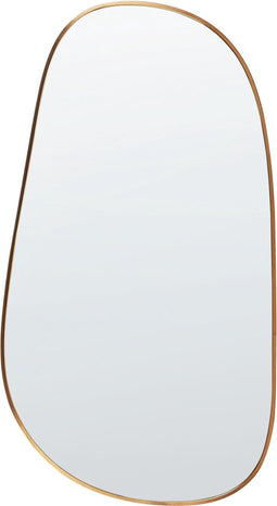 VERNAIS - Wandspiegel - Goud - 57 x 110 cm - Metaal