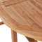vidaXL - Tuintafel - verlengbaar - (110-160)x80x75 - cm - massief - teakhout
