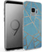 iMoshion Hoesje Geschikt voor Samsung Galaxy S9 Hoesje Siliconen - iMoshion Design hoesje - Blauw / Meerkleurig / Goud / Blue Graphic