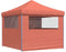 vidaXL - Partytent - inklapbaar - pop-up - met - 4 - zijwanden - terracottakleurig