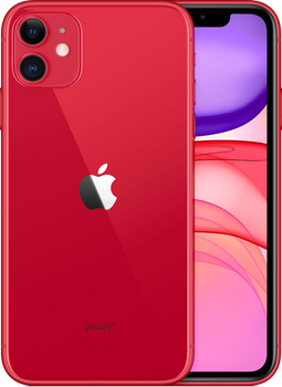 Apple iPhone 11 - Smartphone - 128GB - Rood