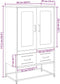 vidaXL - Hoge - kast - 68x39x111,5 - cm - staal - roze