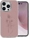 iMoshion Hoesje Geschikt voor iPhone 14 Pro Hoesje Siliconen - iMoshion Design hoesje - Roze / Floral Pink