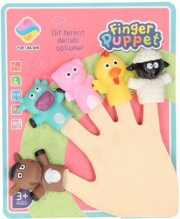 Vingerpopjes Boerderijdieren, 5st.