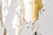 MiMi Innovations® Luxe Spiegel Wereldkaart - Muurdecoratie - Wanddecoratie - Muursticker - 130x78 cm/51.2x30.8 inch - Spiegel