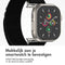 imoshion Nylon Alpine bandje - Geschikt voor Apple Watch 1, 2, 3, 4, 5, 6, 7, 8, 9, 10 (42 mm), SE - 38/40/41 mm - Zwart - One Size