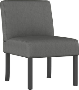 vidaXL - Fauteuil - stof - donkergrijs