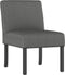 vidaXL - Fauteuil - stof - donkergrijs