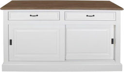 HSM Collection Dressoir Provence - 150 cm - wit/naturel eiken