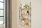 LIFA LIVING Wandrek - Industrieel - 3 planken - Zwart