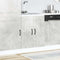 vidaXL - Spoelbakonderkast - Kalmar - 60x46x81,5 - cm - bewerkt - hout - betongrijs