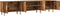 vidaXL - Tv-meubel - 180x31,5x40 - cm - bewerkt - hout - oud - houtkleurig