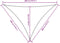 vidaXL - Zonnescherm - driehoekig - 3x4x4 - m - oxford - stof - terracottakleurig