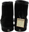Alpacas Footwear dames laarzen - suède - 100% lamswol - zwart - maat 49