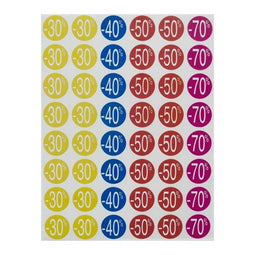 Klika - mapje korting 30%-70% - 240st - 40 stuks