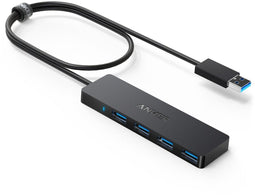 Anker A7516016 - USB-hub - 4x USB 3.2 (Gen1, 5Gb/s) - Zwart
